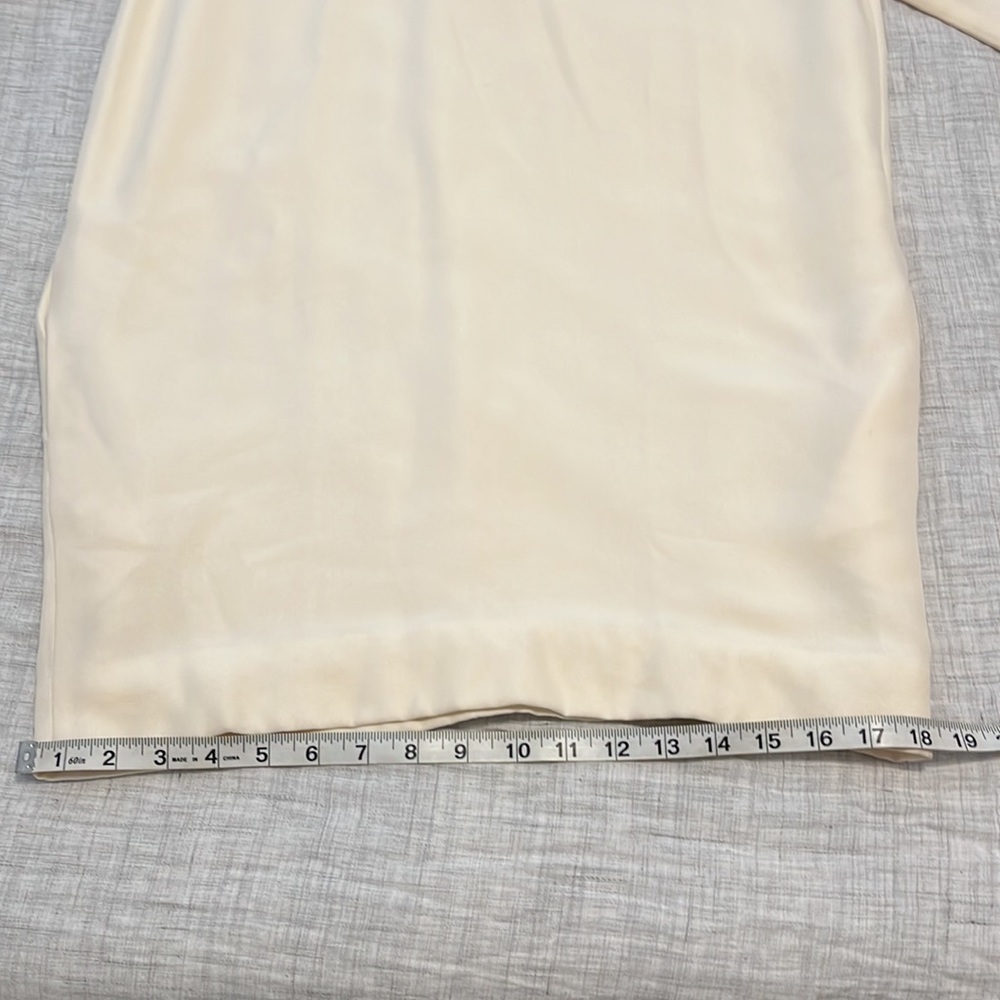 Celine Phoebe Philo color block silk dress green cream - Picture 13 of 13